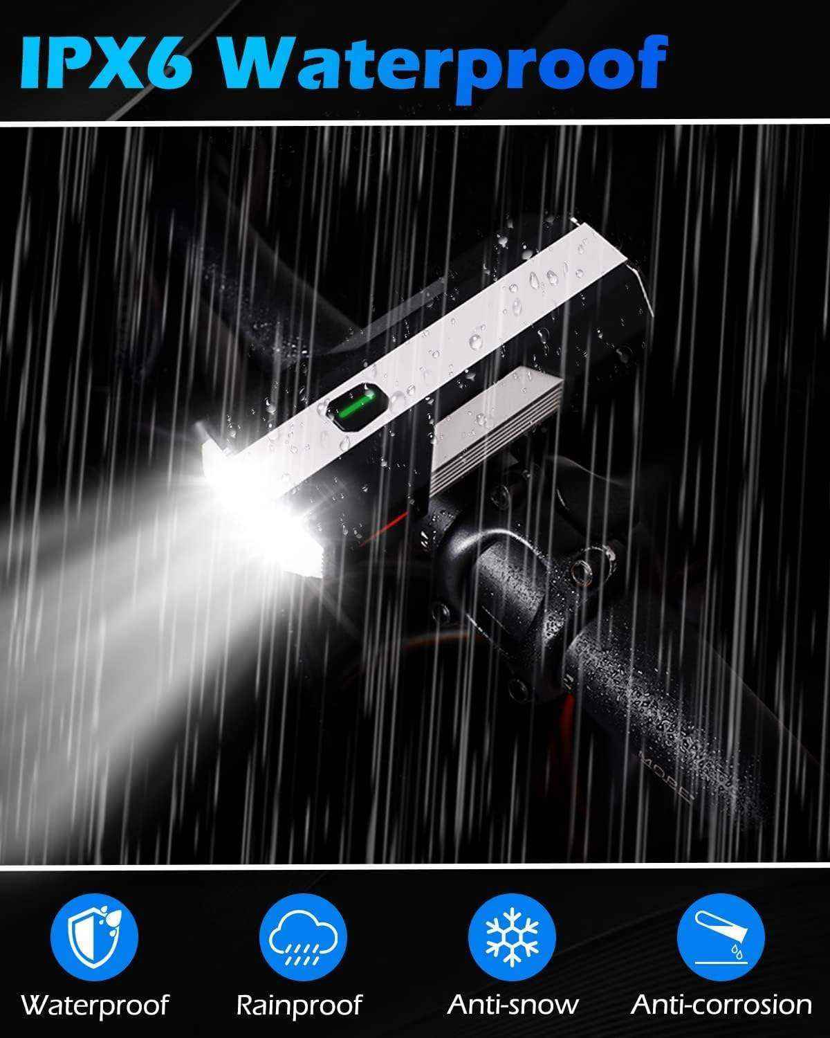 Night Riding Waterproof Rechargeable LED Bike Cycle Light BKE340picture3