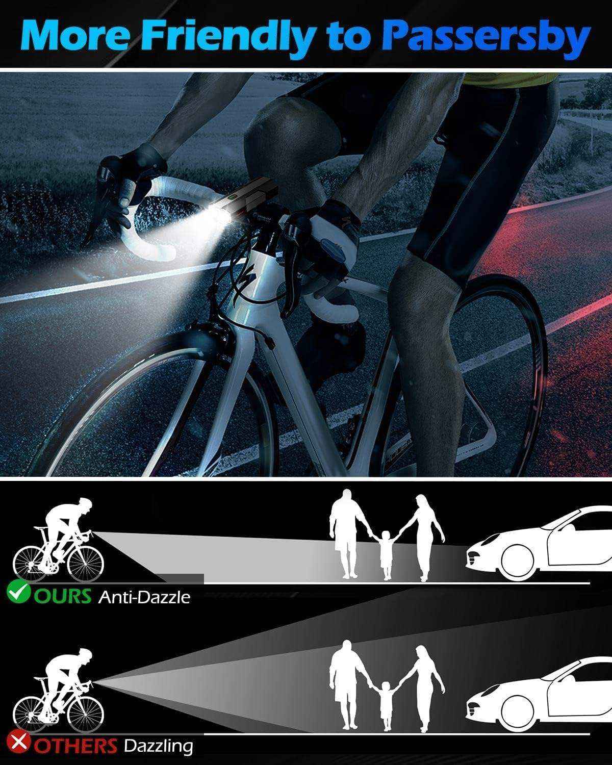 Night Riding Waterproof Rechargeable LED Bike Cycle Light BKE340picture6