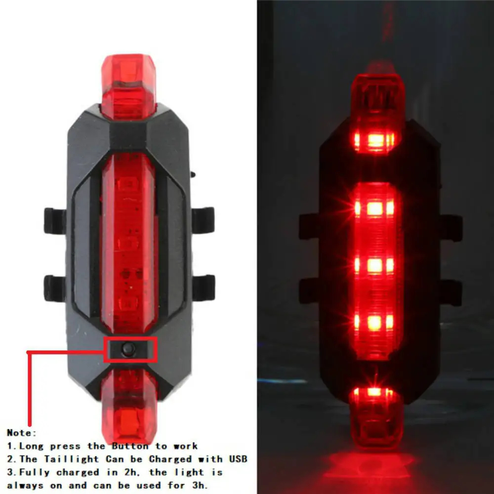 Mountain Bike Cycle Rear Tail Front Light Set LED Bicycle Light BKE360picture4