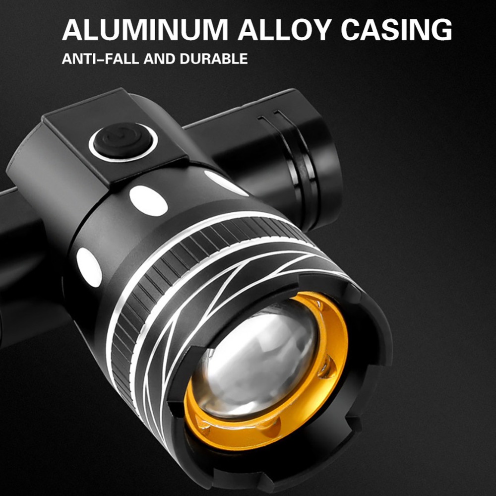 New Powerful USB Rechargeable Adjustable Bike Head Light BKE420picture4