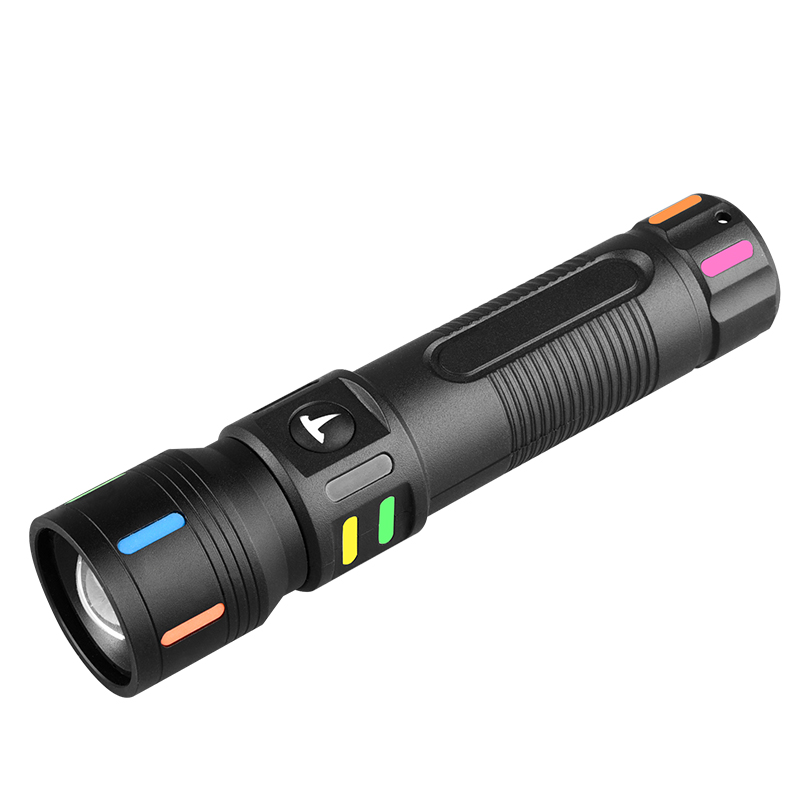 Small Mini Plastic Linterna Zoom High Power LED Rechargeable Tactical Flashlights FSH1030