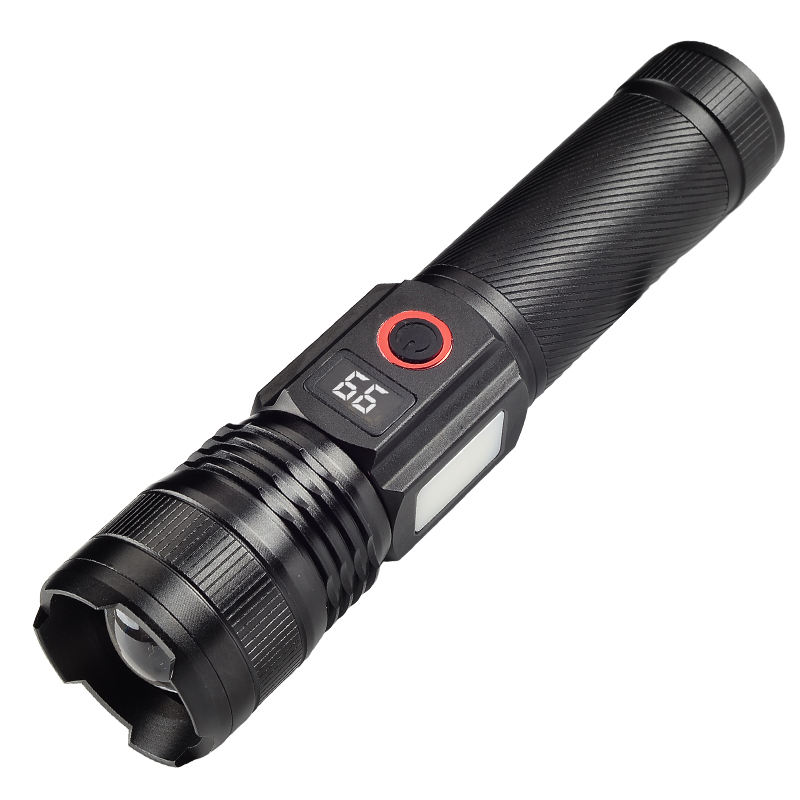 High Lumen Super Torch Telesocpic Zoom Rechargeable LED Flashlight FSH1110