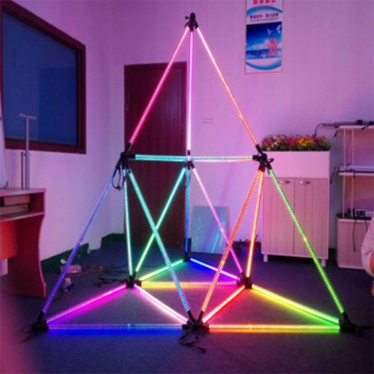 DC12V Waterproof DMX 3D Tube RGB LED Meteor Shower Light MTE100picture5
