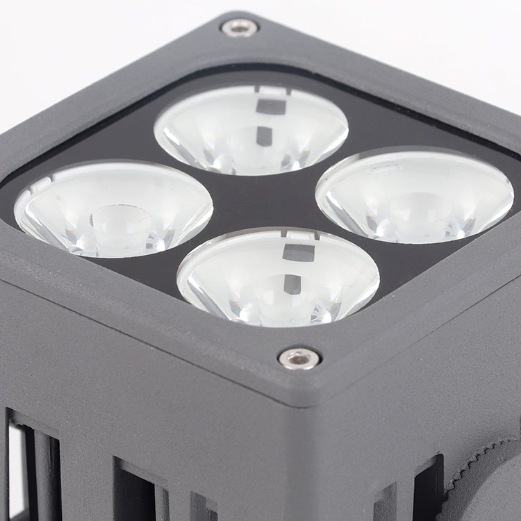 Outdoor Mini Square 12W LED Flood Light SMD Chip with Aluminum Body IP65 Architectural Lighting for Landscape