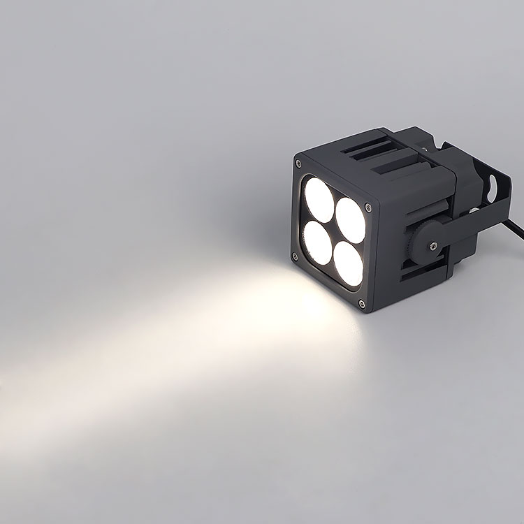 Outdoor Mini Square 12W LED Flood Light SMD Chip with Aluminum Body IP65 Architectural Lighting for Landscape