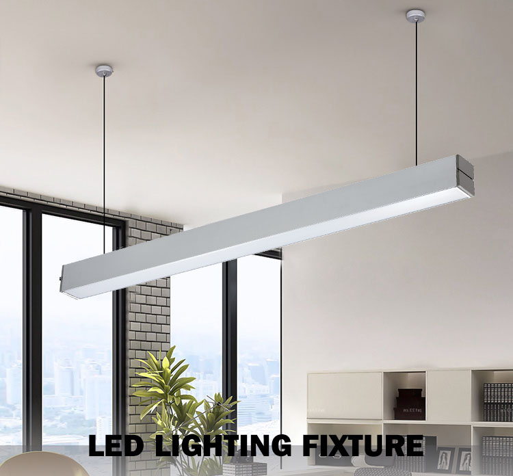 Commerical Lighting Supermarket Mall Garage Light Fixtures Suspended Mounted 30w 4ft Linear Led Batten Light