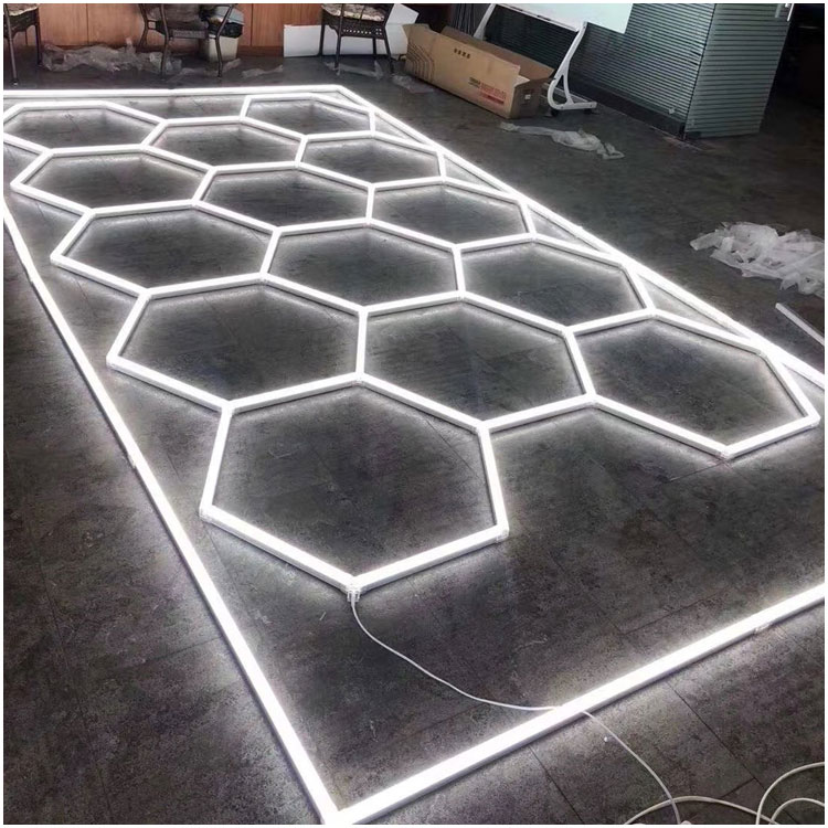 LED Hexagon Lights for Garage Ceiling Honeycomb HEX100picture2