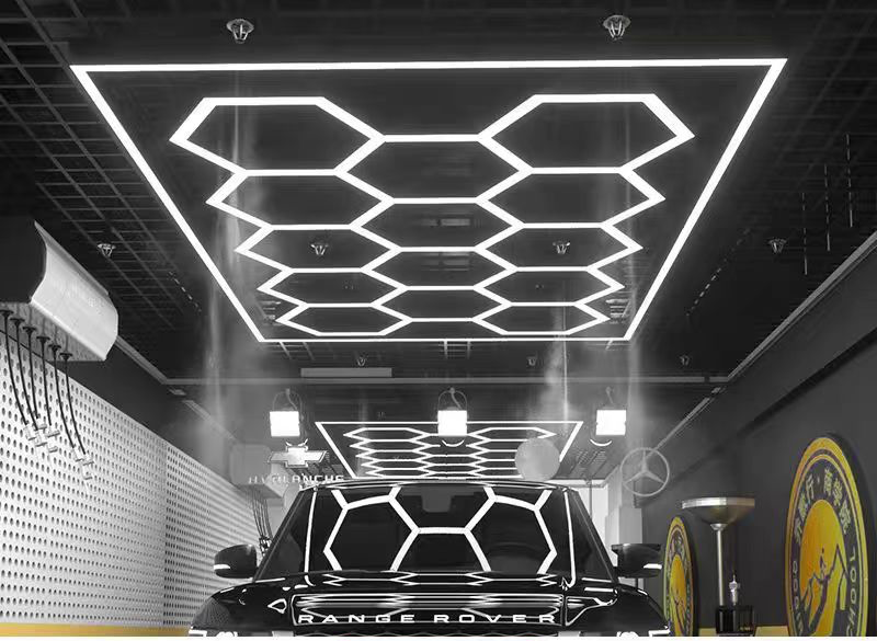 110V 220V IP54 6000K Color Honeycomb LED Hexagonal Lamp HEX120picture2