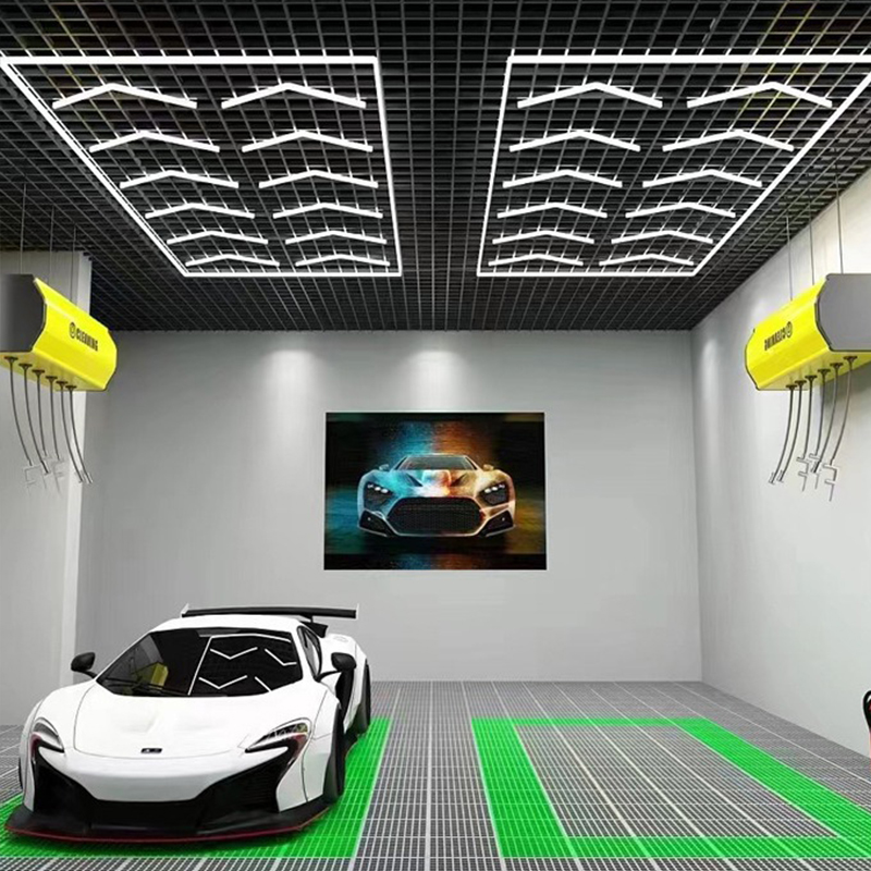 672w Honeycomb Customized Garage Hex Hexagonal LED Lights HEX200picture3