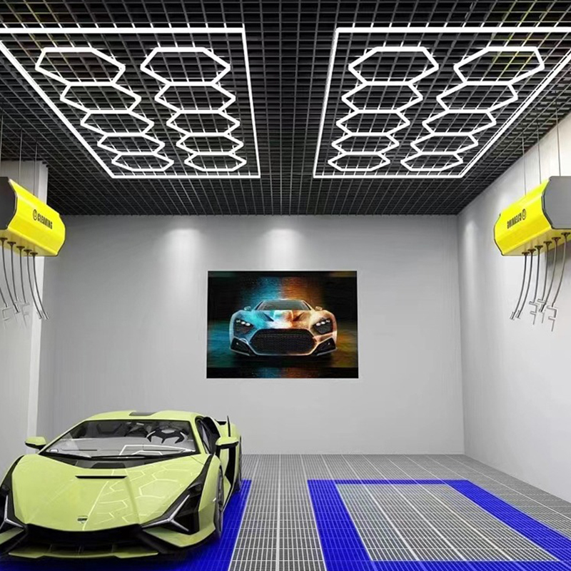 672w Honeycomb Customized Garage Hex Hexagonal LED Lights HEX200picture5