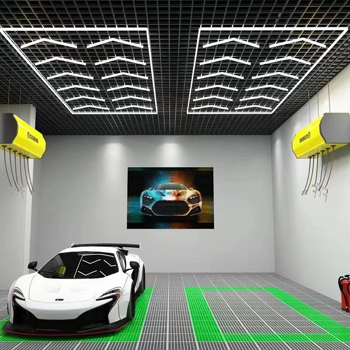 LED Hexagon Work Light for Auto Detailing Shop Garageg HEX190picture5