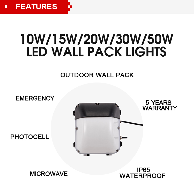 Industrial Led 30w 50w 80w 100w Outdoor Wall Lamp   Ip66  Light Price Led
