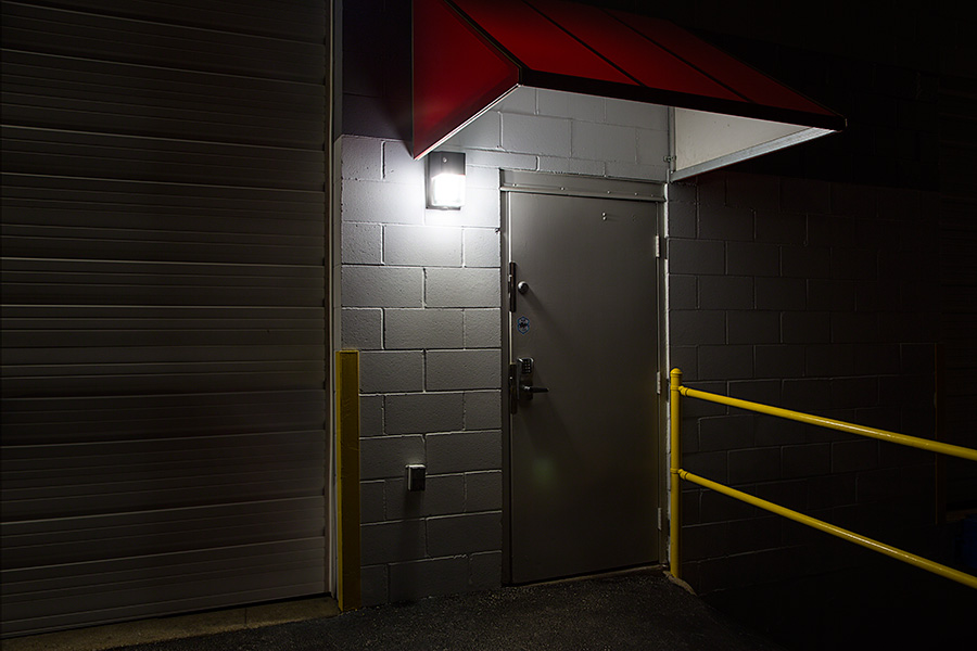 ETL DLC TUV Listed Low Power Led Wall Pack Lighting Slim Wall Pack