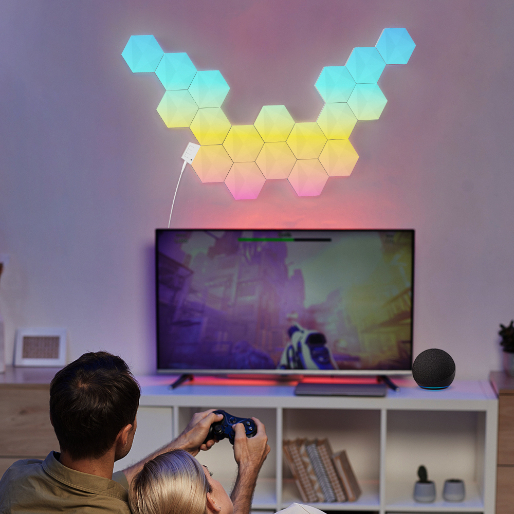 DIY IR App Control Multi Color RGB Hexagon Light HEX210picture5