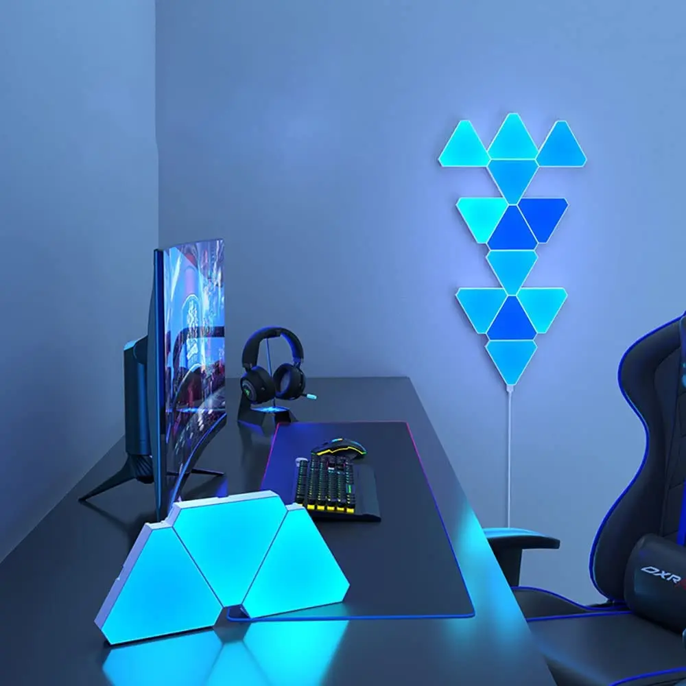 Indoor Decoration Smart Wall Panel Lamp Triangle LED Light HEX230picture5