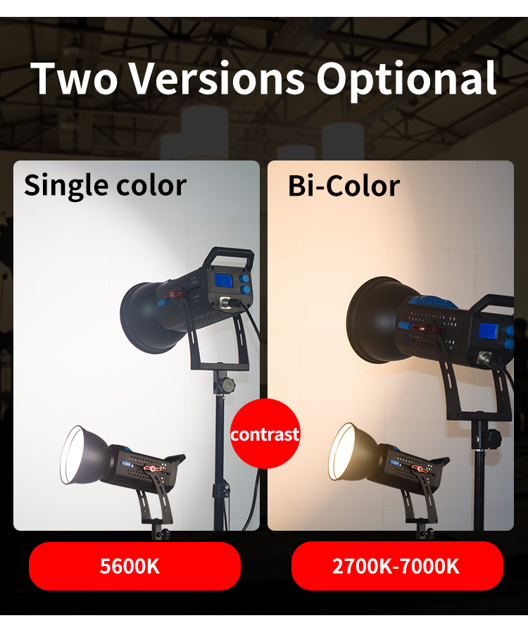 High Brightness COB Cinematic Studio Lighting for Photo & Video Shooting 1-Year Warranty