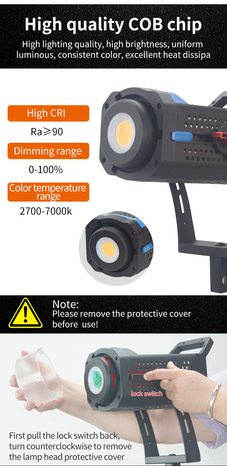 Professio<i></i>nal Lighting Photo Video Podcast LED Bi-color Light for Shooting