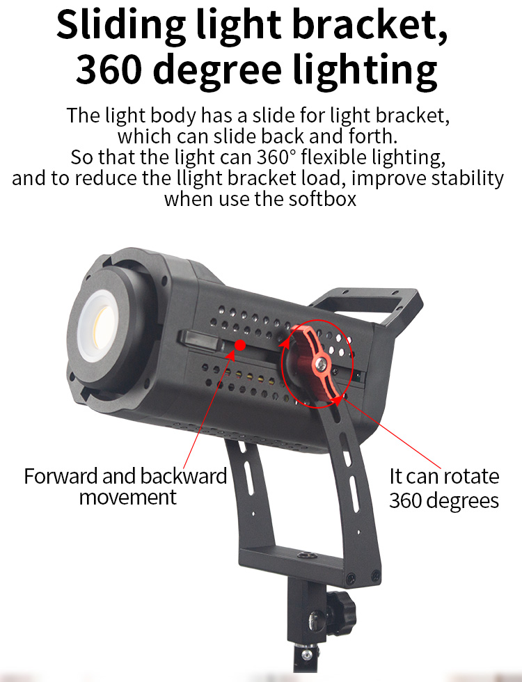 Professio<i></i>nal Studio Equipment LED Camera Video Light with Bowens Mount