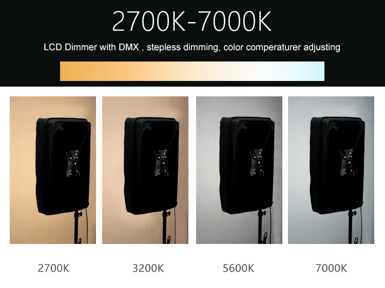Dimmable Bi-color Flexible Soft Light Mat Photographic Lighting LED Video Light