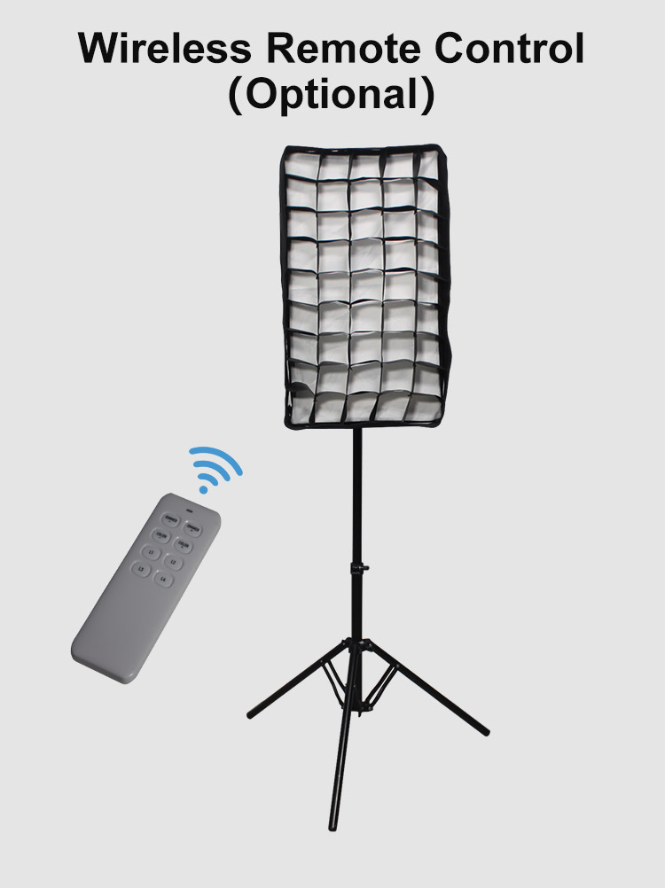 Portable Photographic Lighting Studio Flexible Mat Video Light With Softbox Kit