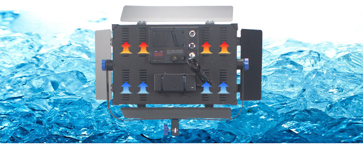 Videography Equipment DMX/ Remote LED Studio Panel Light with Barndoor