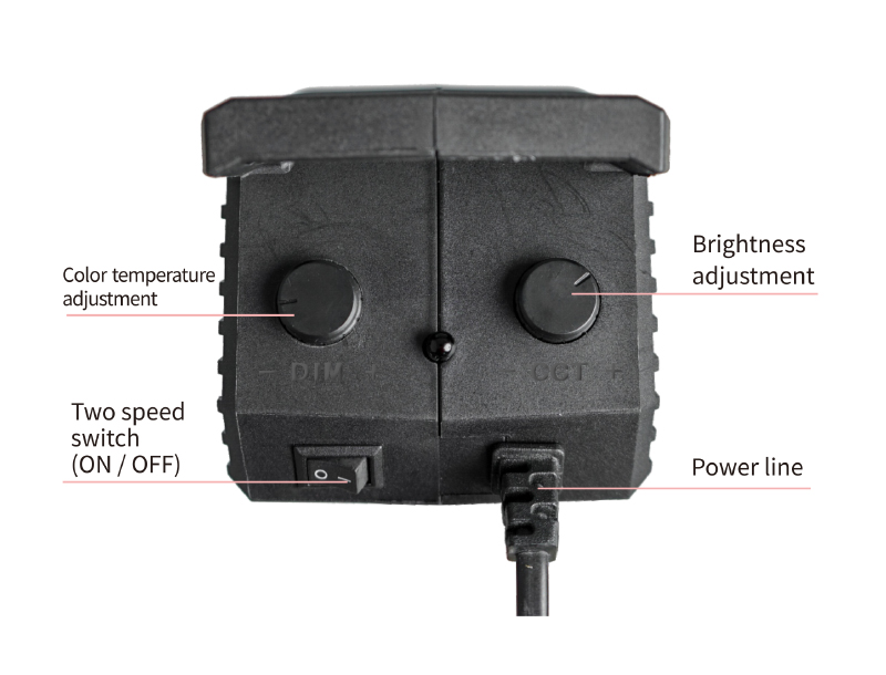 40W COB Spotlight Compact Focusing Video LED Fill Light for Live Streaming and Portraits