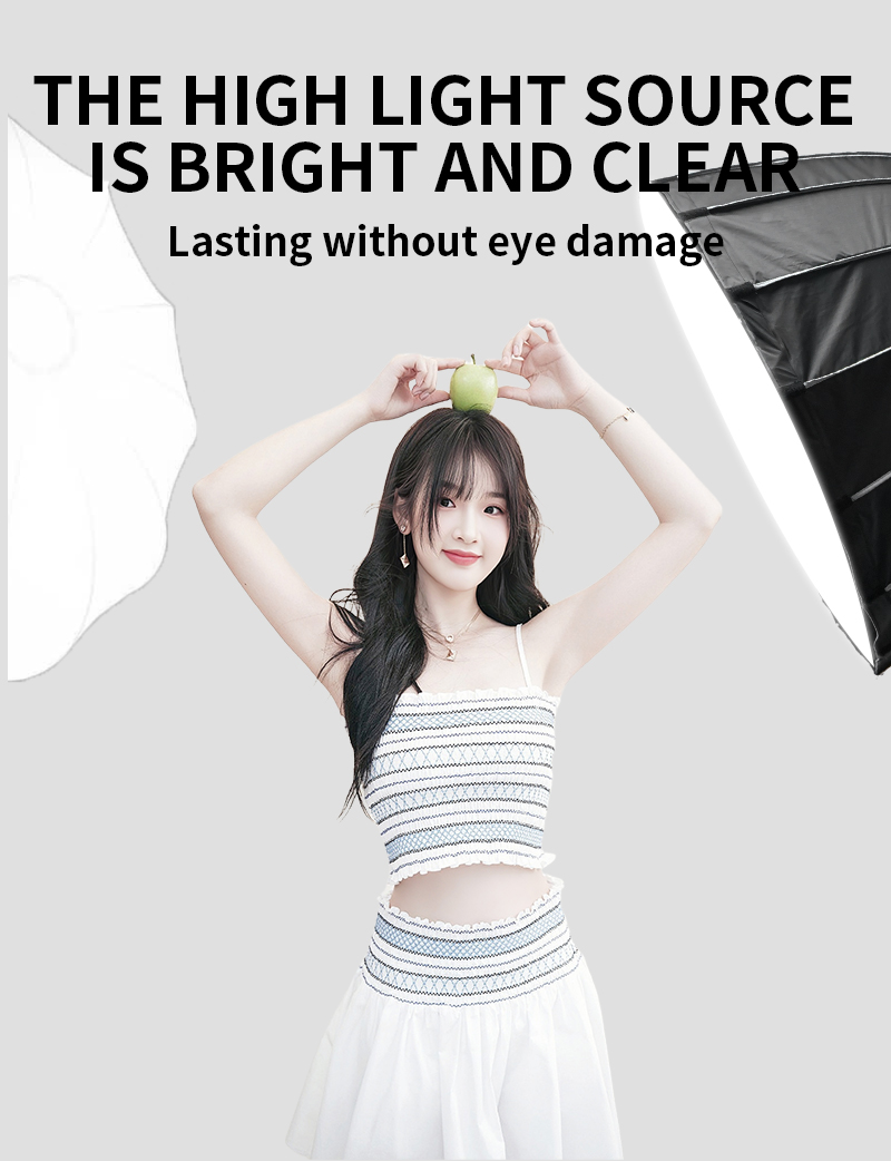 250W COB Studio Video Light Equipment With U-shaped Bracket for Video and Photography