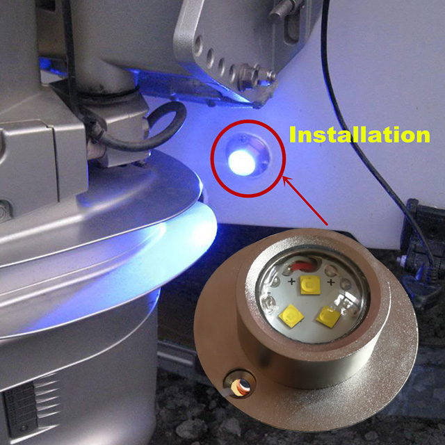 12-24V Round Waterproof Marine Ship LED Underwater Lights MUW200picture4