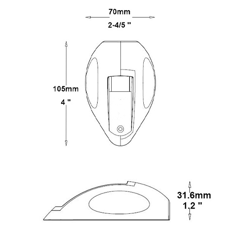 12-24V Boat Light Waterproof Navigation Light MAN250picture2