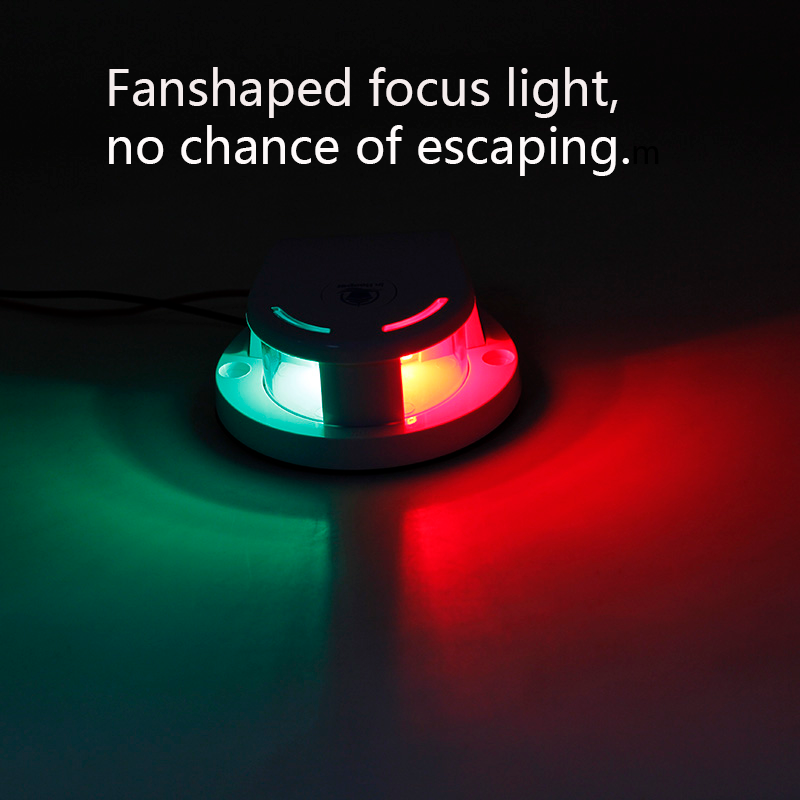Deck Mount 2-Mile Marine Boat LED Bow Lamp Navigation Lights MAN260picture5