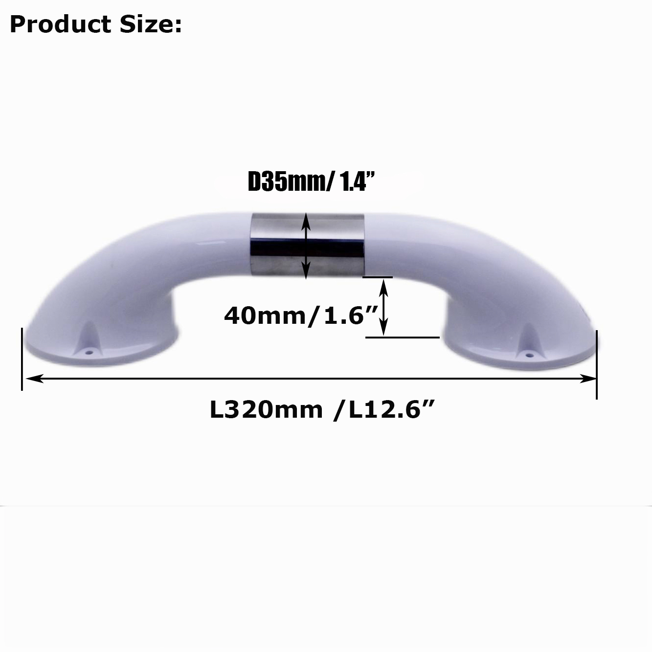 Boat Parts Stainless Steel Oval Handrail for Marine Boat Yacht HAD150picture3