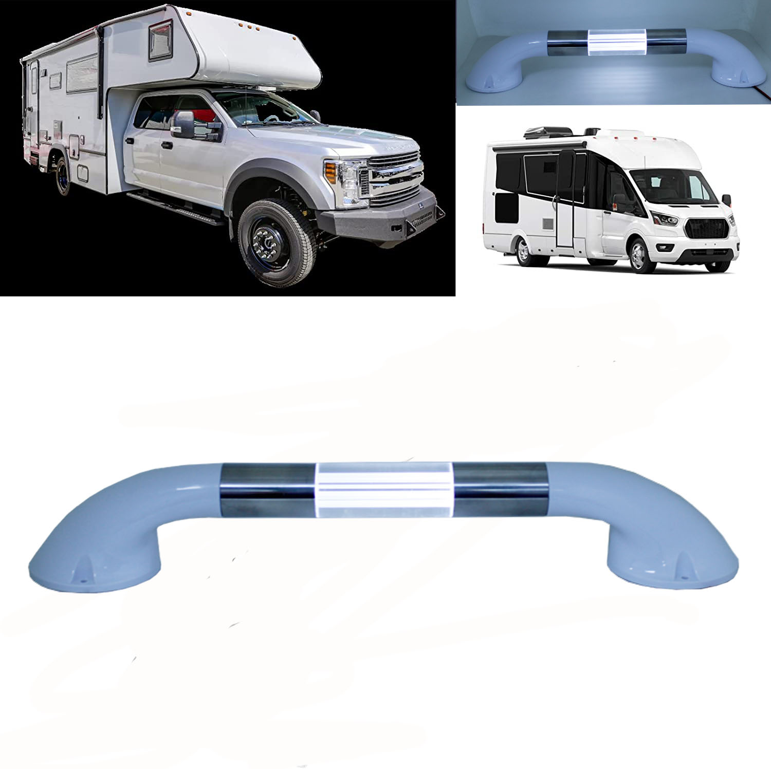 White Color Lighted Handrail for Motorhome Caravan or Yacht HAD160picture5