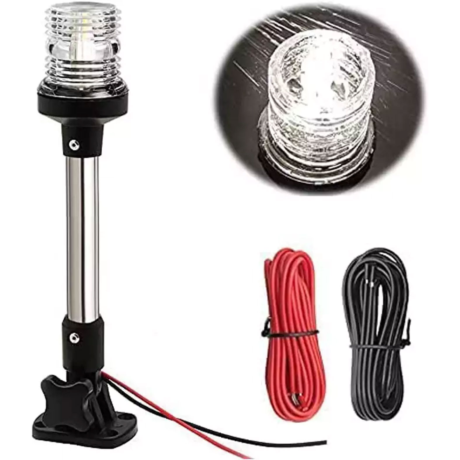 3 Nautical Mile Fold Down Boat Stern Navigation Work Light MAN270picture2