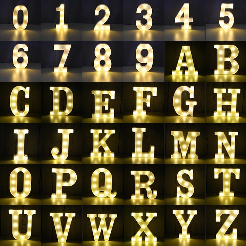 26 English Alphabet Number Marquee Letter MAQ120picture6