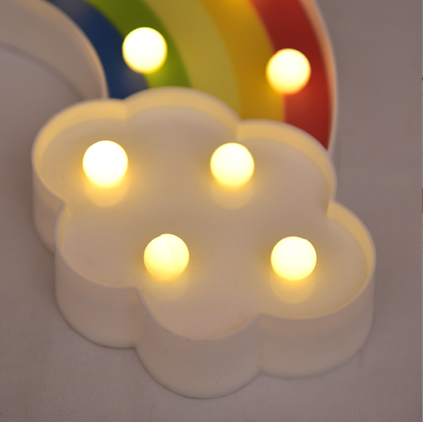 Rainbow Cloud Shaped Battery Operated Marquee Letter Light MAQ140picture3
