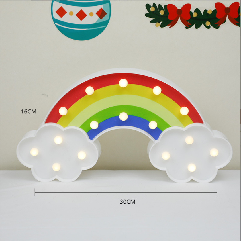 Rainbow Cloud Shaped Battery Operated Marquee Letter Light MAQ140picture4