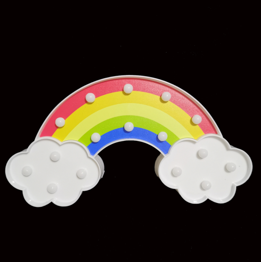 Rainbow Cloud Shaped Battery Operated Marquee Letter Light MAQ140picture6