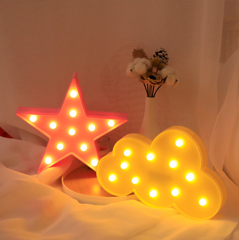 Cloud Shaped Battery Operated Marquee Letter Light MAQ150picture2