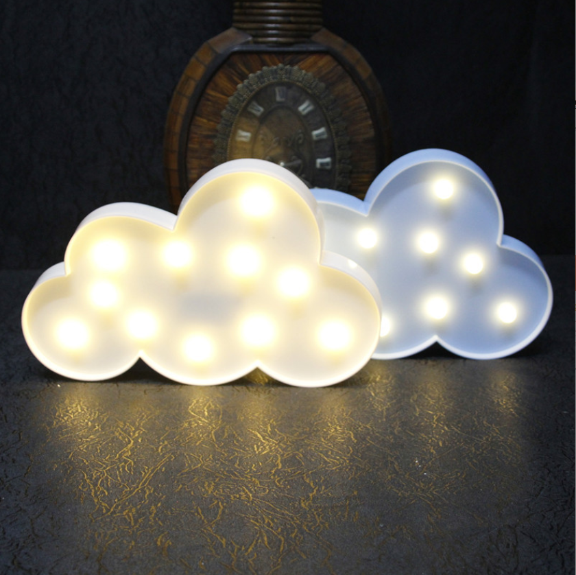Cloud Shaped Battery Operated Marquee Letter Light MAQ150picture3