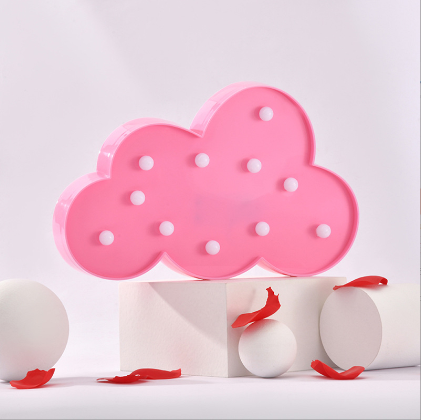 Cloud Shaped Battery Operated Marquee Letter Light MAQ150picture4