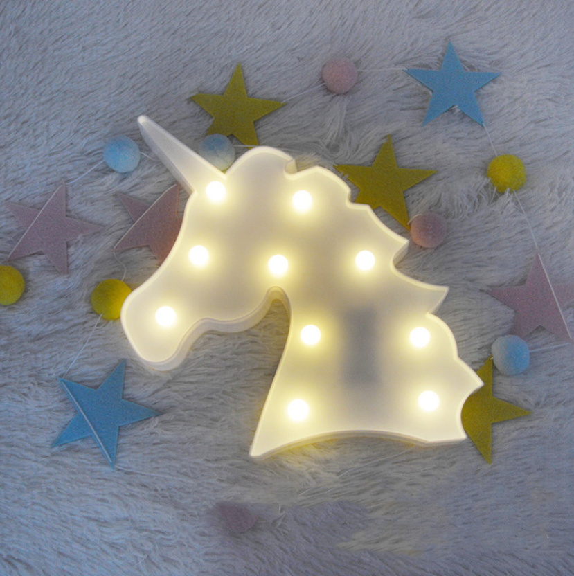 Unicorn Shaped Table Battery Operated Marquee Letter Light MAQ160picture2