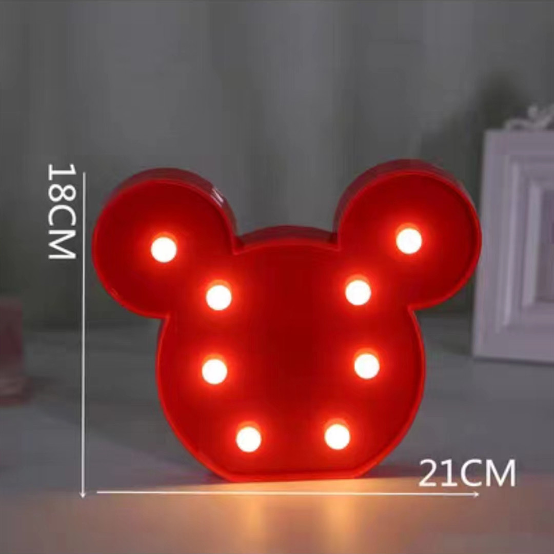 Mickey Mouse Shaped Battery Operated Marquee Letter Light MAQ170picture4