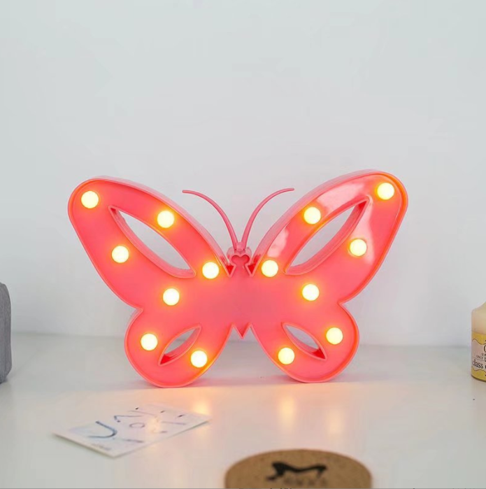 Butterfly Shaped Battery Operated Marquee Letter Light MAQ180picture2