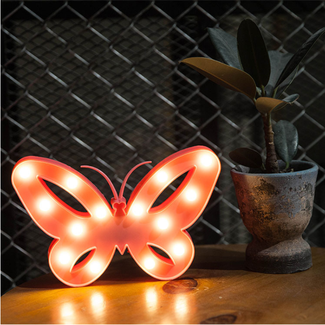 Butterfly Shaped Battery Operated Marquee Letter Light MAQ180picture6