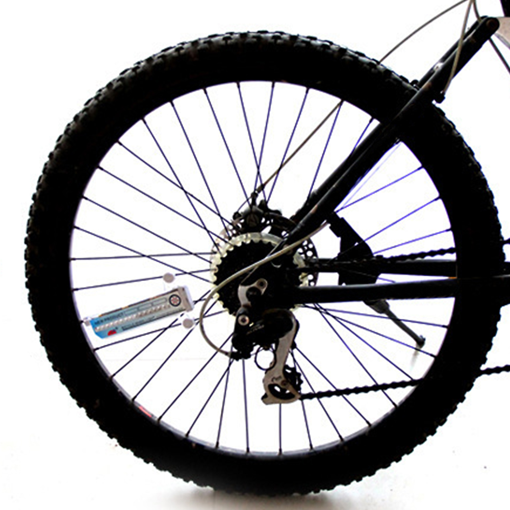 Double Sided Colorful LED Indicator Lights for Bike Wheel Mountain Bike Warning Tire Signal Wheel Lights