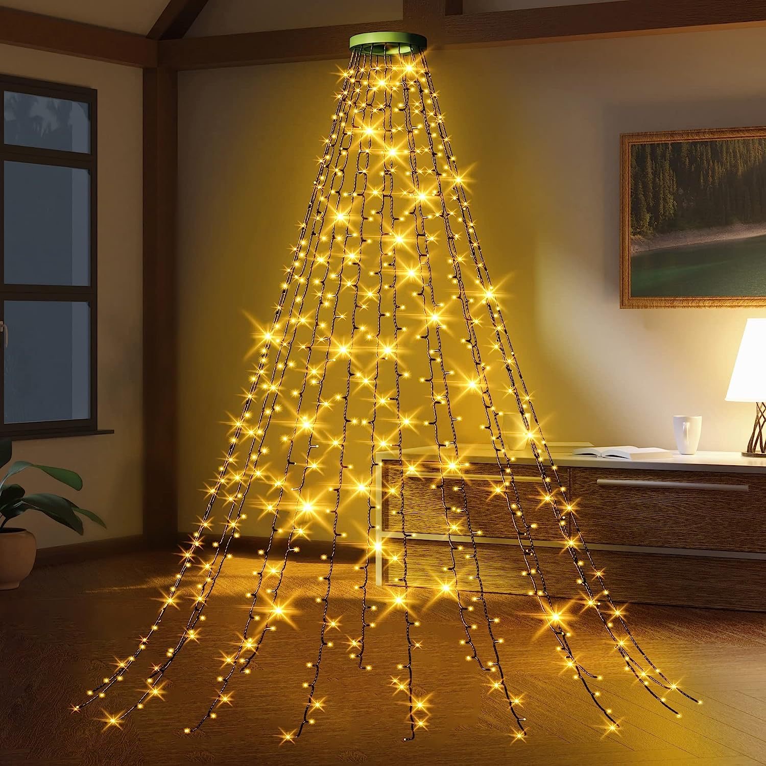 Waterproof Fairy String Decorations LED Indoor Outdoor Christmas Tree Lights XMS3200picture2