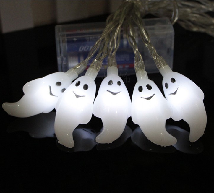 USB LED Hanging Halloween Decor Battery Pumpkin/Ghost/Spider/Skull Lantern Lamp HWL2300picture3