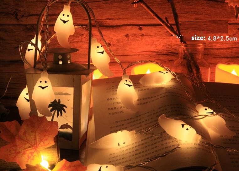 USB LED Hanging Halloween Decor Battery Pumpkin/Ghost/Spider/Skull Lantern Lamp HWL2300picture6