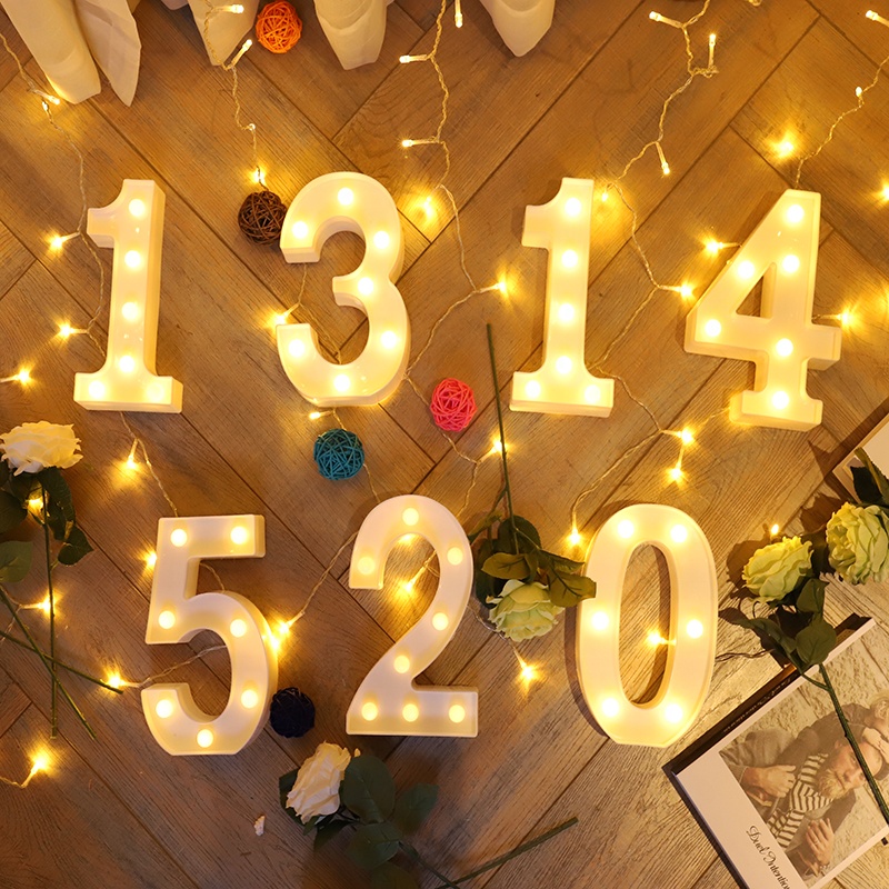3D LED Night Light LED Number Letters Marquee Light MAQ210picture2