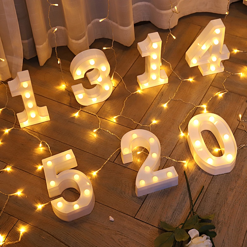 3D LED Night Light LED Number Letters Marquee Light MAQ210picture3